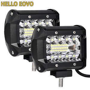 Planet Gates 2PCS / China 4 inch LED Bar LED Work Light Bar for Driving Offroad Boat Car Tractor Truck 4x4 SUV ATV 12V 24V Rated 60W Actual 15W