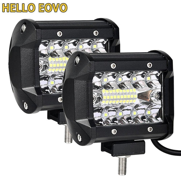 Planet Gates 2PCS / China 4 inch LED Bar LED Work Light Bar for Driving Offroad Boat Car Tractor Truck 4x4 SUV ATV 12V 24V Rated 60W Actual 15W