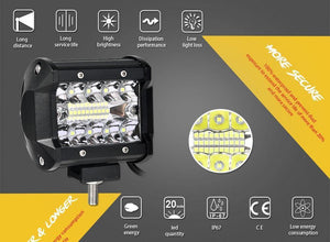 Planet Gates 2PCS / China 4 inch LED Bar LED Work Light Bar for Driving Offroad Boat Car Tractor Truck 4x4 SUV ATV 12V 24V Rated 60W Actual 15W