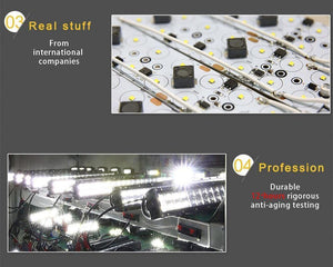 Planet Gates 2PCS / China 4 inch LED Bar LED Work Light Bar for Driving Offroad Boat Car Tractor Truck 4x4 SUV ATV 12V 24V Rated 60W Actual 15W