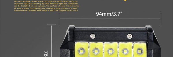 Planet Gates 2PCS / China 4 inch LED Bar LED Work Light Bar for Driving Offroad Boat Car Tractor Truck 4x4 SUV ATV 12V 24V Rated 60W Actual 15W