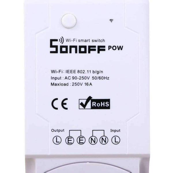 Planet Gates 2pcs / China ITEAD Sonoff Pow WiFi Wireless Smart Switch 16A With Power Consumption Measurement Home Appliance Smart Home For IOS Android 28