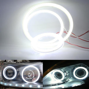 Planet Gates 2pcs COB Halo Ring Bulb Daytime Running Headlight Lamp 12V Car LED Angel Eyes Light 60MM 70MM 80MM 90MM 100MM 110MM 120MM