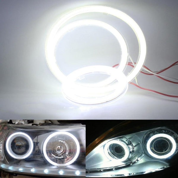Planet Gates 2pcs COB Halo Ring Bulb Daytime Running Headlight Lamp 12V Car LED Angel Eyes Light 60MM 70MM 80MM 90MM 100MM 110MM 120MM