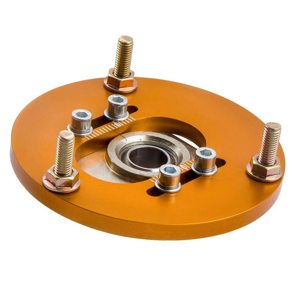 Planet Gates 2Pcs Coilover Camber Plates Top Mount for BMW 3 Series E46 316i 316ti 318i 318Ci 1998-2005