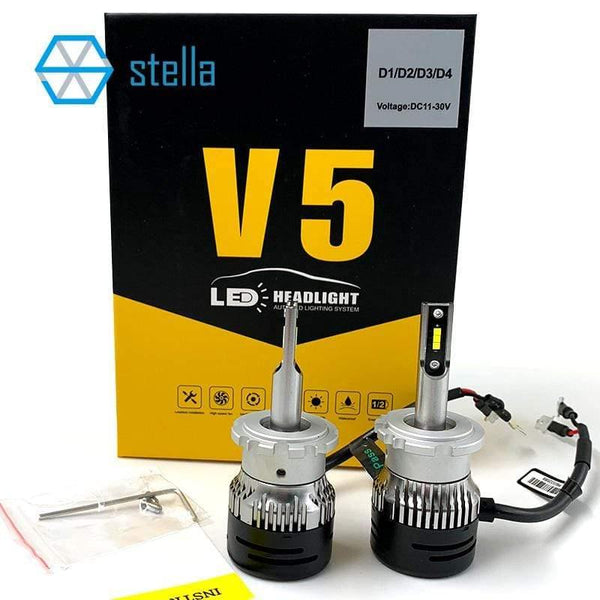 Planet Gates 2pcs Common use led D1R D1S D2R D2S D3R D3S D4R D4S led bulb 95% canbus 6000k auto headlight/fog light for car super bright lamp