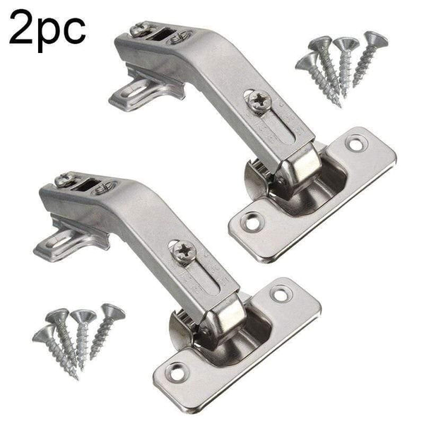2pcs Corner Kitchen Cabinet Door Hinges Combination 135degree Plate Screws Set closet doors, closets, connection of TV cabinets