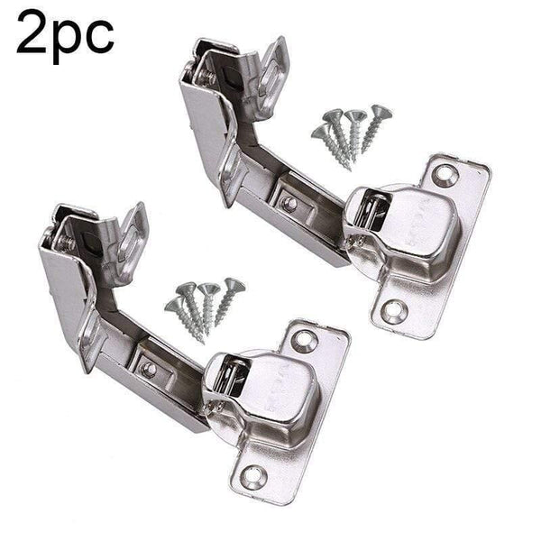 2pcs Corner Kitchen Cabinet Door Hinges Combination 135degree Plate Screws Set closet doors, closets, connection of TV cabinets