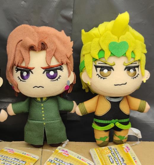 Planet Gates 2PCS(d2d3) Jojos Bizarre Adventure Giorno Narancia Mista Buccellati Abbacchio Fugo Yoshikage Kira Rohan Kishibe Josuke plush toy doll