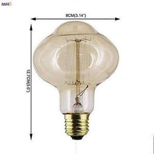 Planet Gates 2ks D80 IWHD Ampule Vintage Lamp Edison Bulb ST64 E27 40W 220V Retro Lamp Light Light Industrial Decoration Ampul Bombillas Gloeilamp