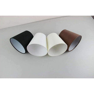 Planet Gates 2PCS DIY 14cm/5.51inch White Black Brown off white color Lampshades for lamp, Clip on