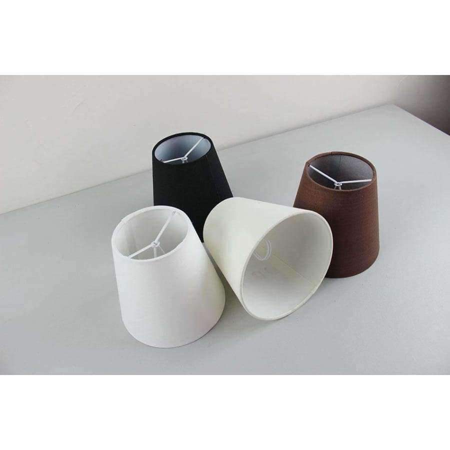 Planet Gates 2 τεμάχια DIY 14cm/5.51inch Λευκό Μαύρο Καφέ Υπόλευκο Αμπαζούρ για φωτιστικό, με Κλιπ