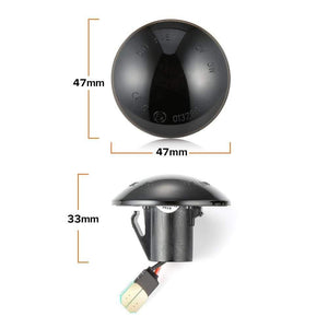 Planet Gates 2pcs Dynamic LED Turn Signal Light Side Repeater Indicator Light Side Marker Lights For Land Rover Range Rover L322 2002-2012