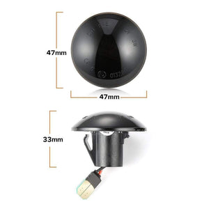 Planet Gates 2pcs Dynamic LED Turn Signal Light Side Repeater Indicator Light Side Marker Lights For Land Rover Range Rover L322 2002-2012