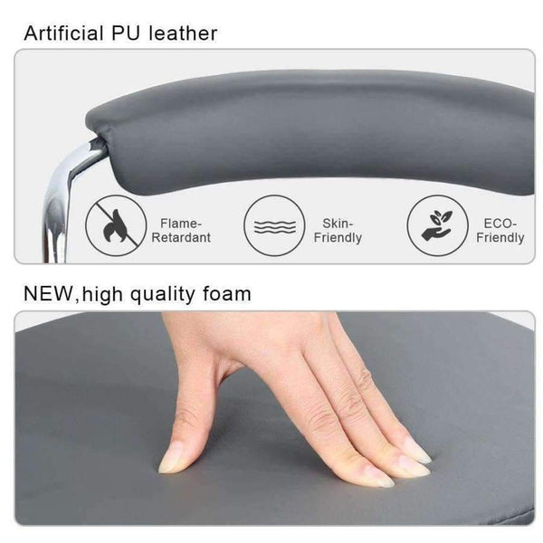 Planet Gates 2pcs Fashion Adjustable Gas Lift Bar Stools Bar Chairs Modern PU Leather Hollow Backrest Kitchen Home Bar Furniture Chair HWC