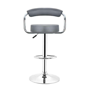 Planet Gates 2pcs Fashion Adjustable Gas Lift Bar Stools Bar Chairs Modern PU Leather Hollow Backrest Kitchen Home Bar Furniture Chair HWC