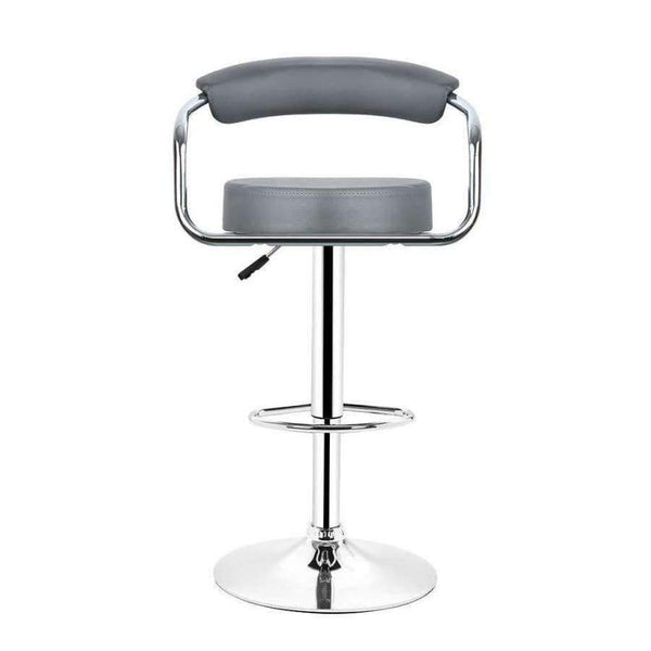 Planet Gates 2pcs Fashion Adjustable Gas Lift Bar Stools Bar Chairs Modern PU Leather Hollow Backrest Kitchen Home Bar Furniture Chair HWC