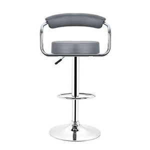 Planet Gates 2pcs Fashion Adjustable Gas Lift Bar Stools Bar Chairs Modern PU Leather Hollow Backrest Kitchen Home Bar Furniture Chair HWC