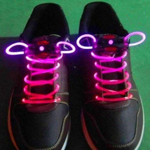 Planet Gates 2pcs! Fashion LED Shoelaces Shoe Laces Flashing Light Up Glow Stick Strap Neon Shoe Strings Luminous Laces Disco Party Supplies