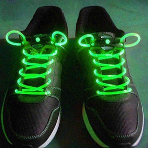 Planet Gates 2pcs! Fashion LED Shoelaces Shoe Laces Flashing Light Up Glow Stick Strap Neon Shoe Strings Luminous Laces Disco Party Supplies