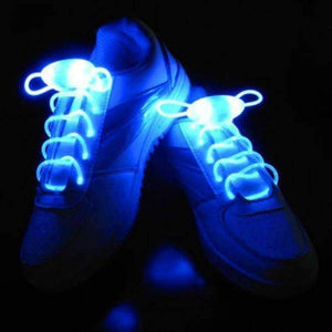 Planet Gates 2pcs! Fashion LED Shoelaces Shoe Laces Flashing Light Up Glow Stick Strap Neon Shoe Strings Luminous Laces Disco Party Supplies