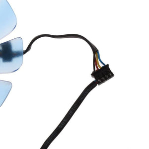 Planet Gates 2pcs FDC10U12S9-C 85mm 12V 0.45A 4Wire 4Pin VGA Fan Replace Graphics Card Cooling Fan for HIS RX 470 RX474 RX570 Cooler Fans C26