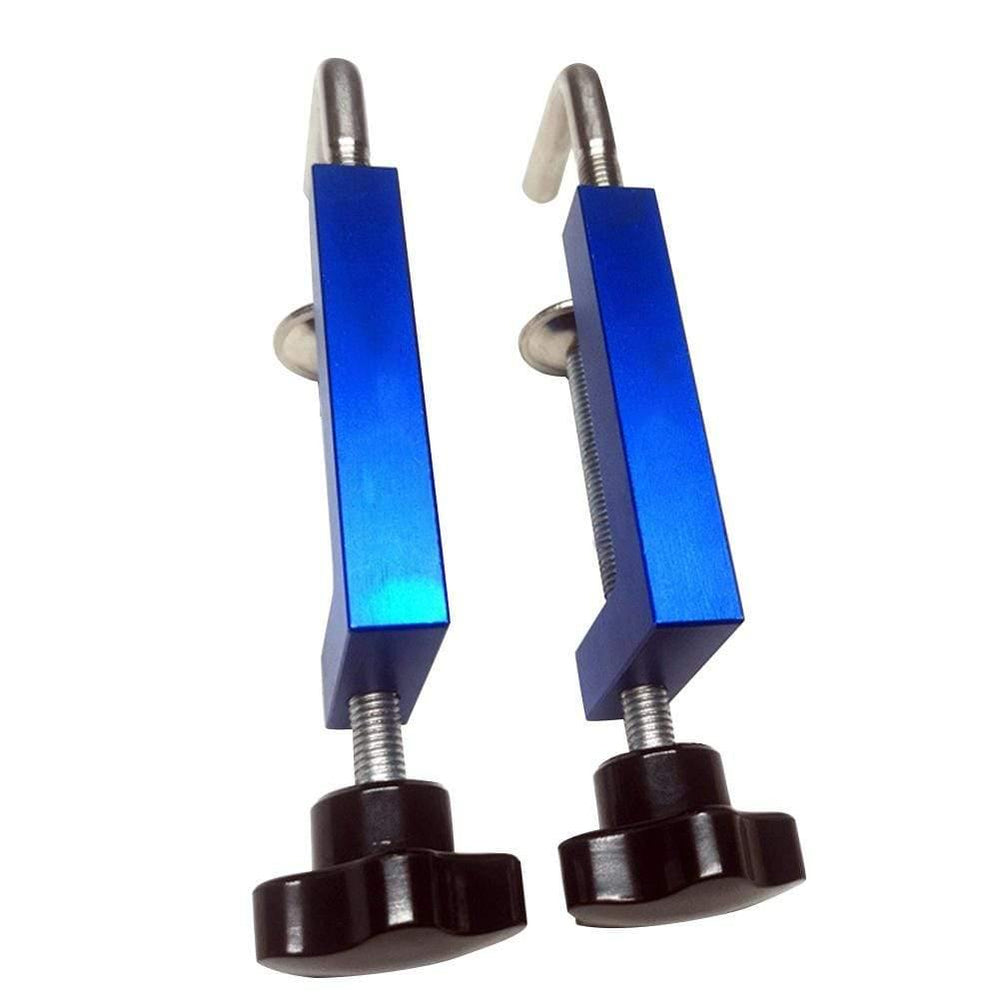 2PCS Fence Clamp Retaining Clip Durable Fixtures Woodworking Pressure Feeder Fixing DIY Professional Accessories Practical