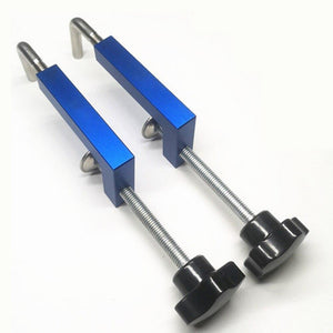 2PCS Fence Clamp Retaining Clip Durable Fixtures Woodworking Pressure Feeder Fixing DIY Professional Accessories Practical