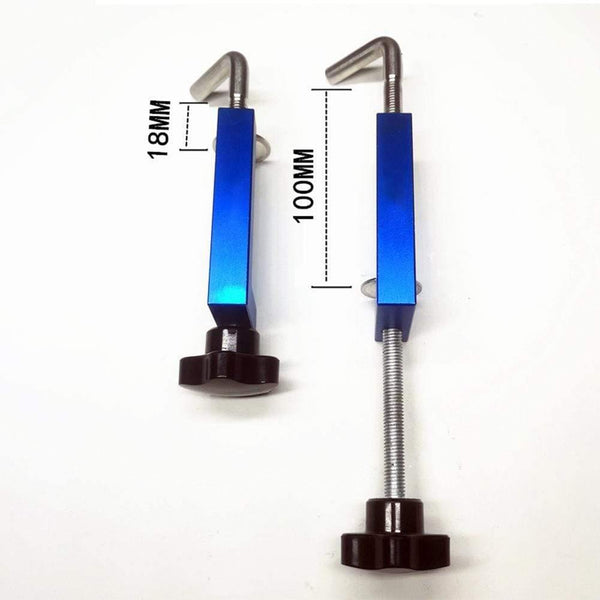 2PCS Fence Clamp Retaining Clip Durable Fixtures Woodworking Pressure Feeder Fixing DIY Professional Accessories Practical