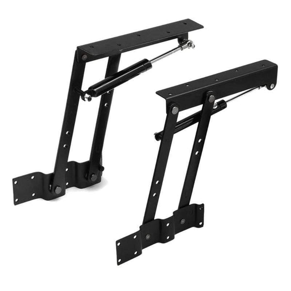 2pcs Folding Spring Tea Table Hinge Furniture Lift Up Top Mechanism Hardware Lifting Rack Shelf For Coffee ComputerTable