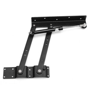 2pcs Folding Spring Tea Table Hinge Furniture Lift Up Top Mechanism Hardware Lifting Rack Shelf For Coffee ComputerTable