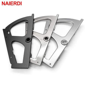 2PCS Furniture Hinges Shoes Drawer Cabinet Hinge Rack Metal Accessories Stainless Steel Foldable Self Fitting Hardware