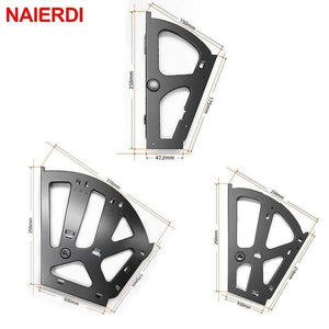 2PCS Furniture Hinges Shoes Drawer Cabinet Hinge Rack Metal Accessories Stainless Steel Foldable Self Fitting Hardware