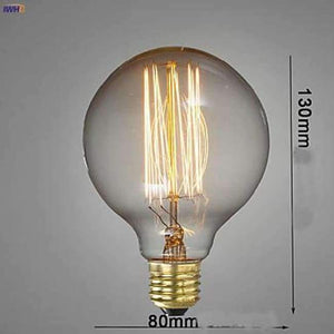 Planet Gates 2ks G80 IWHD Ampule Vintage Lamp Edison Bulb ST64 E27 40W 220V Retro Lamp Light Light Industrial Decoration Ampul Bombillas Gloeilamp