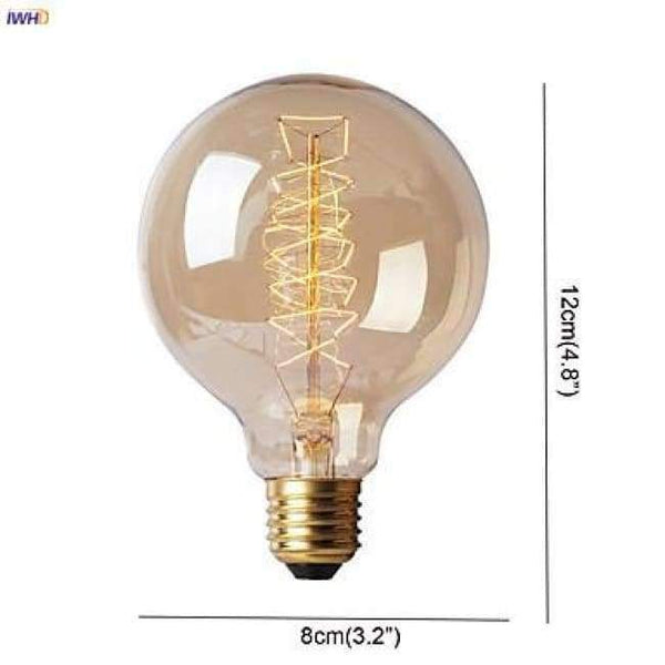 Planet Gates 2ks G80 IWHD Ampule Vintage Lamp Edison Bulb ST64 E27 40W 220V Retro Lamp Light Light Industrial Decoration Ampul Bombillas Gloeilamp