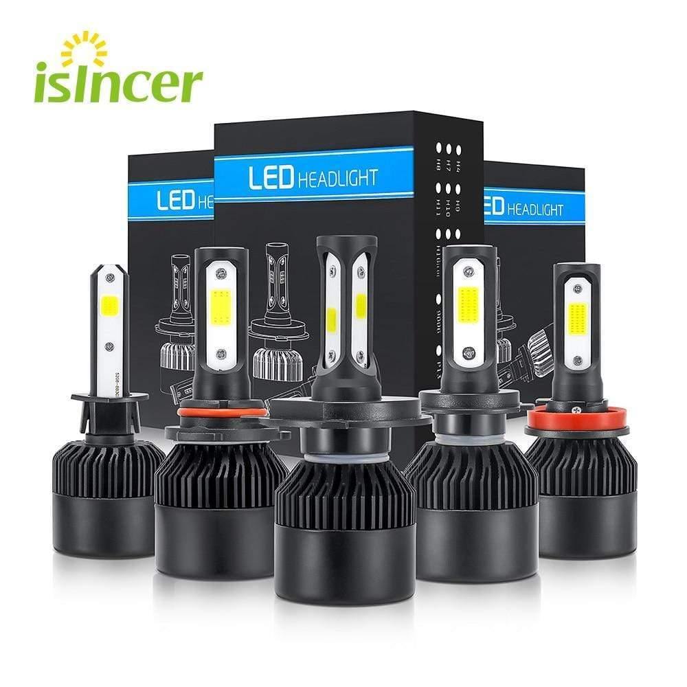 Planet Gates 2PCS H4 H7 Car Headlight 100W 10000LM H11 H1 9006 LED Headlamp Kit High Low Beam Bulbs 6500K  for Led 12V 24V Auto Lamps