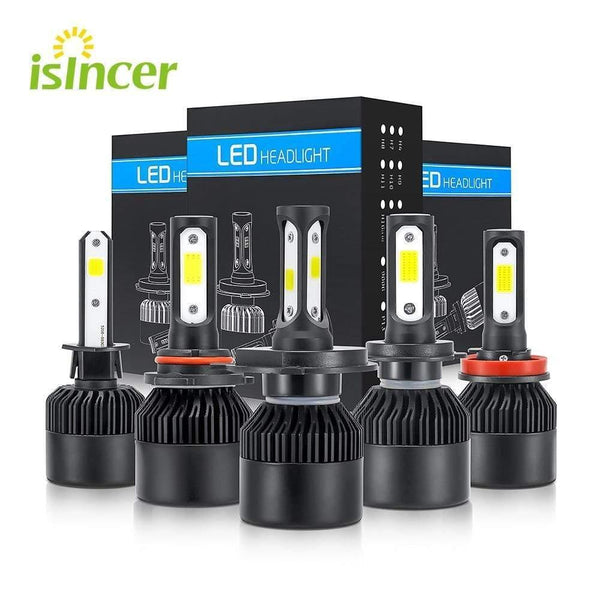 Planet Gates 2PCS H4 H7 Car Headlight 100W 10000LM H11 H1 9006 LED Headlamp Kit High Low Beam Bulbs 6500K  for Led 12V 24V Auto Lamps