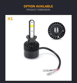 Planet Gates 2PCS H4 H7 Car Headlight 100W 10000LM H11 H1 9006 LED Headlamp Kit High Low Beam Bulbs 6500K  for Led 12V 24V Auto Lamps