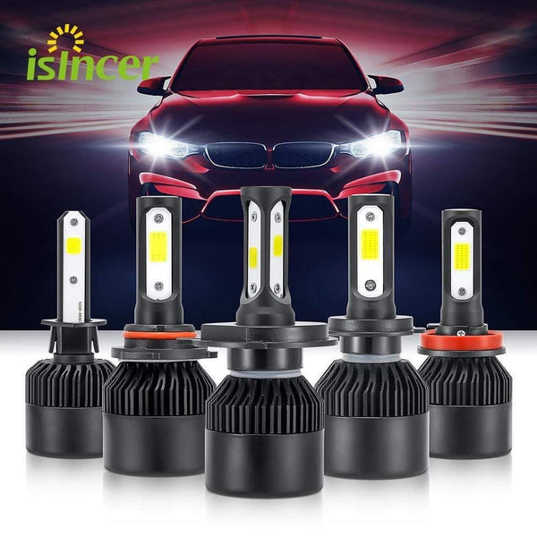 Planet Gates 2PCS H4 H7 Car Headlight 100W 10000LM H11 H1 9006 LED Headlamp Kit High Low Beam Bulbs 6500K  for Led 12V 24V Auto Lamps