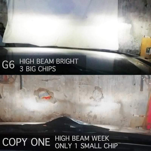 Planet Gates 2pcs H4 LED hi-lo mini projector lens headlight for car clear beam pattern 12V 5500k no astigmatic problem lifetime warranty