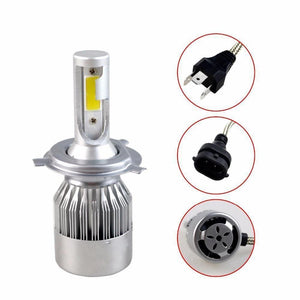 Planet Gates 2PCS H7 H4 LED H1 H9 H8 H11 Bulb 72W Headlights Auto Lamp With Fan Car COB Light 6000K White 12V Automobile LED lamp BH