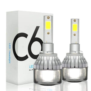 Planet Gates 2PCS H7 Led Headlight H4 H1 H3 H8/H9/H11  9005/HB3 9006/HB4  9012 C6 Led  Turbo Fan Cooling Car Led Light 12V 6000K