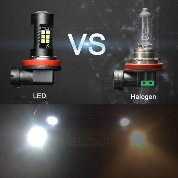 Planet Gates 2Pcs H8 H11 Led HB4 9006 HB3 9005 Fog Lights Bulb 3030SMD 1200LM 6000K White Car Driving Running Lamp Auto Leds Light 12V 24V