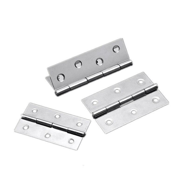2Pcs Hinge Cabinet Doors Stainless Steel Flat  1 inch 1.5 inch 2inch 2.5 inch 3inch 4inch Windows Hinge Wooden Box Mini Hinge