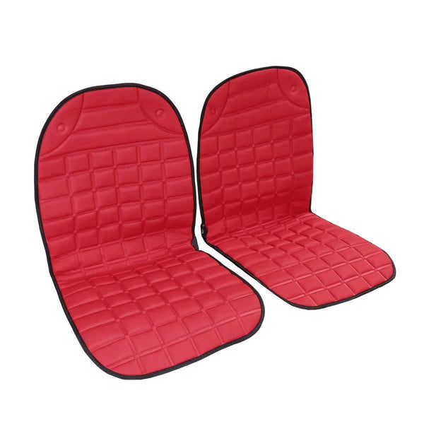 Planet Gates 2Pcs In 1 Fast Heated & Adjustable Black/Grey/Blue/Red Car Electric Heated Seat Car Styling Winter Pad Cushions Auto Covers