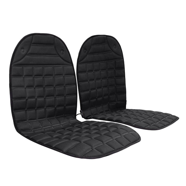 Planet Gates 2Pcs In 1 Fast Heated & Adjustable Black/Grey/Blue/Red Car Electric Heated Seat Car Styling Winter Pad Cushions Auto Covers