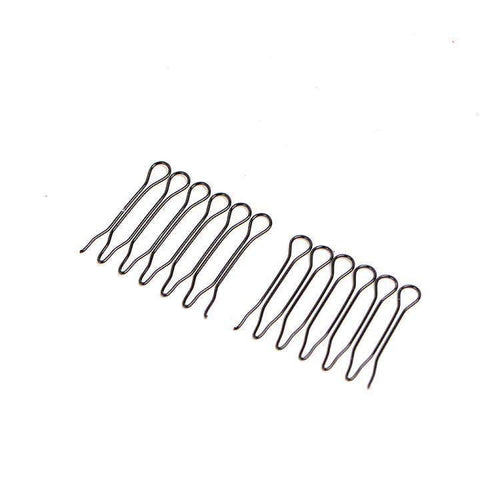 2pcs Invisible Hair Clips for Women Hair Accessories Hairpins Black Hairclip Hair Ornaments Hairpins Black Hairgrips Bun Maker (Black)