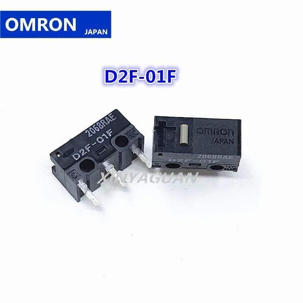 Planet Gates 2pcs JAPAN OMRON Mouse Micro Switch D2F-01F Mouse Button Suitable For Steelseries Rival 300 310 Logitech G304 G305