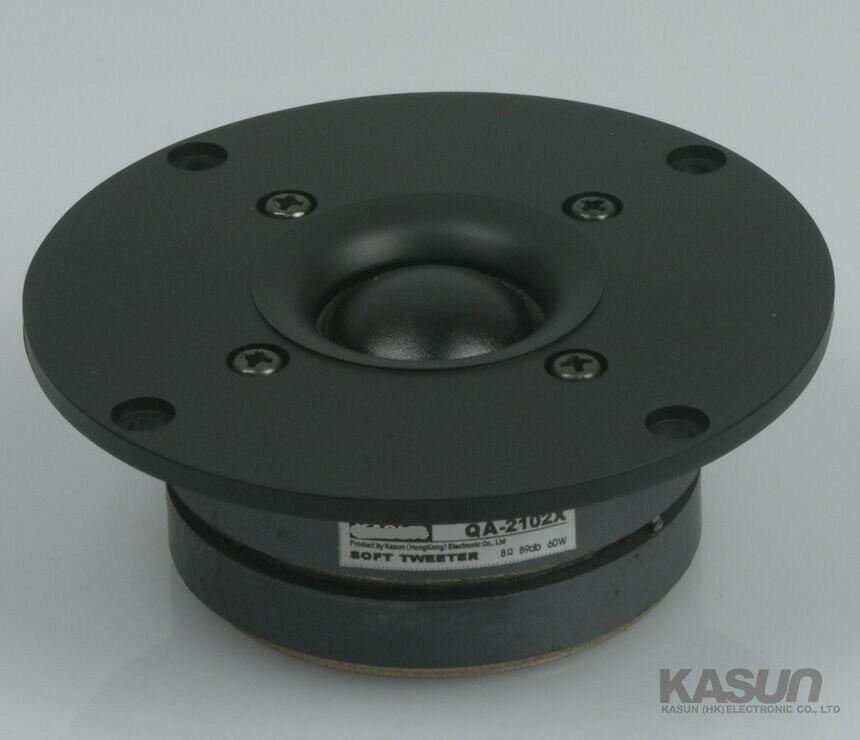 Planet Gates 2PCS Kasun HiFi sill soft 2 magnet superb silk Dome tweeter speaker raw driver unit 4 inch 103MM 8Ohm