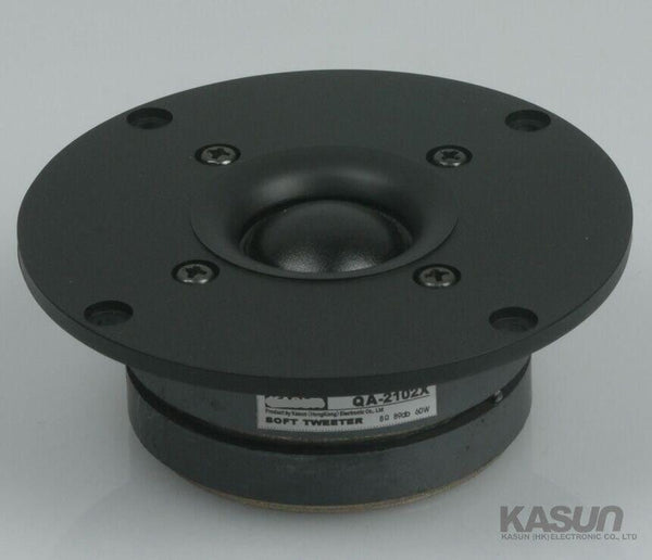 Planet Gates 2PCS Kasun HiFi sill soft 2 magnet superb silk Dome tweeter speaker raw driver unit 4 inch 103MM 8Ohm